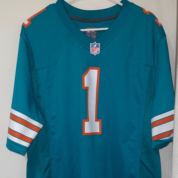 Nike Miami Dolphins, Home Jersey, Tua Tagovailoa, Large, 1, - Picture 2 of 4